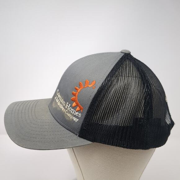 Coleman Homes Snapback Mesh Back Trucker Hat Gray One Size Colorblock - Picture 3 of 10
